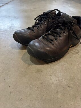 Merrell Brown Leather Chukka Hiking Shoes